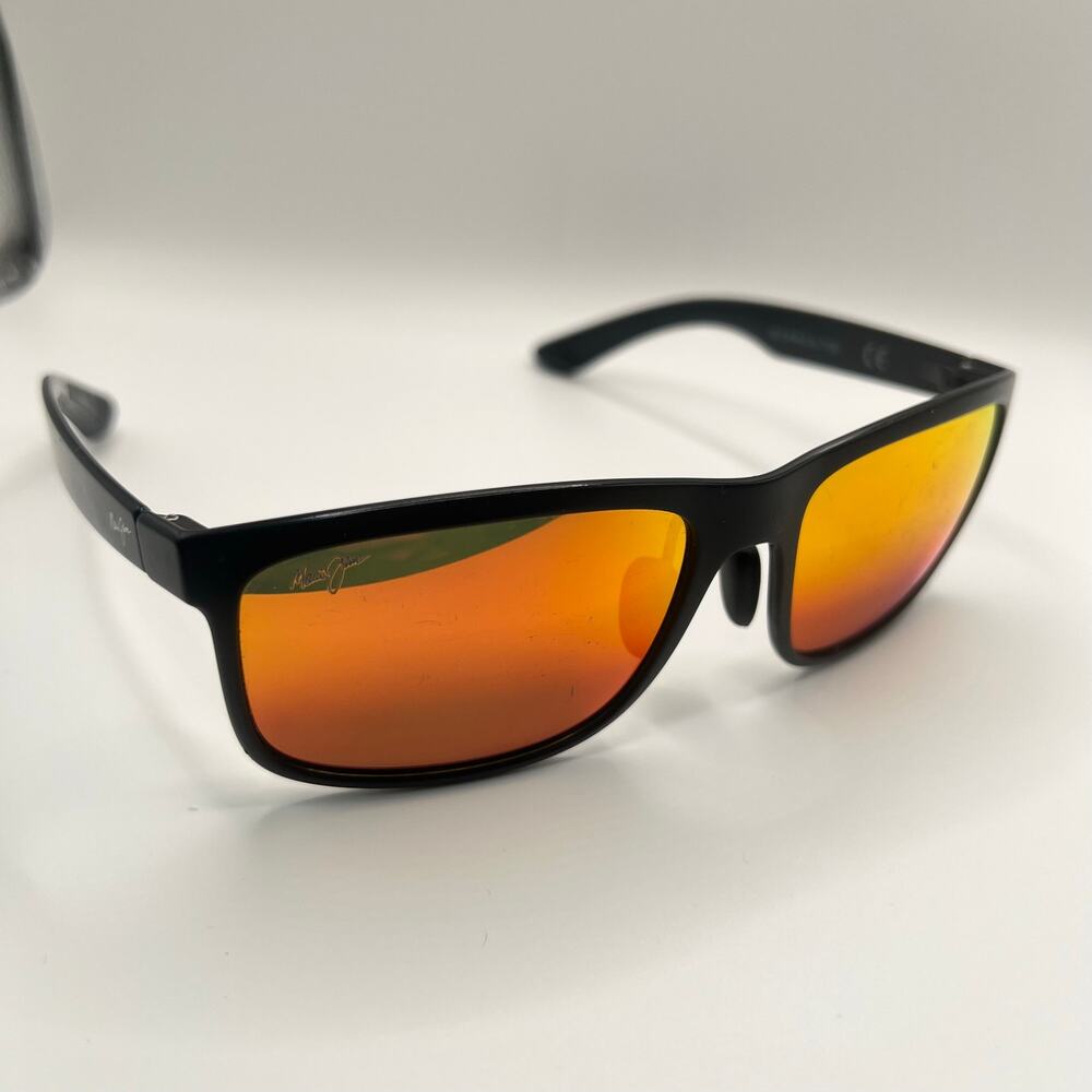 Maui Jim Heulo MJ449-02 Sunglasses Matte Black 58-18-135 Japan